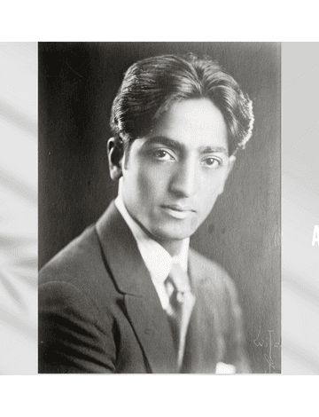 Who was Jiddu Krishnamurti